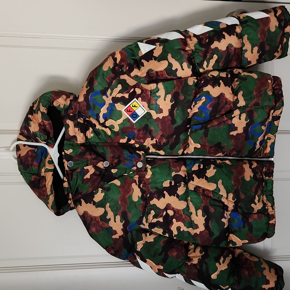 Kids Size 10 Off White Winter Puffer Jaclet